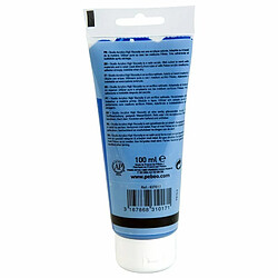 Pebeo Peinture acrylique transparente - Bleu phtalocyanine - 100 ml