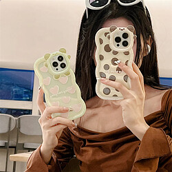 GUPBOO Étui pour iPhone12 Polka Dot Love Simple Coque de téléphone Transparent Niche Soft