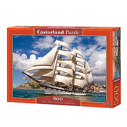 Castorland Puzzle 500 pièces : Grand voilier quittant le port