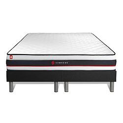 Somness Ensemble double sommier 80x200 + matelas FORM 160x200