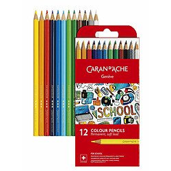 Caran D'Ache 1291-712 Lot de 12 crayons