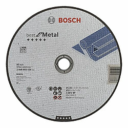 Avis Bosch 2608603530 Disque à tronçonner à moyeu plat best for metal A 30 V BF 230 mm 2,5 mm