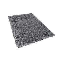 Beliani Tapis noir et blanc 140 x 200 cm CIDE