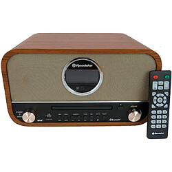 Stéréo Vintage, Radio DAB+/FM, Lecteur CD-MP3, Stéréo, Bluetooth, USB, , Bois, Roadstar, HRA1782NDBT