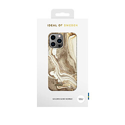 Avis iDeal of Sweden Étui iPhone 13 Pro Max - marbre de sable doré