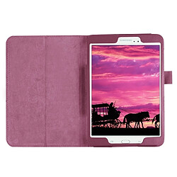 Acheter Wewoo Housse Étui Violet pour Samsung Galaxy Tab S2 8.0 / T715 Litchi Texture Horizontal Flip couleur solide Smart Case en cuir avec deux pliage titulaire & Fonction Sleep / Wake-up