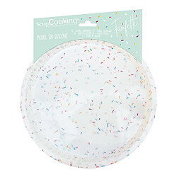 Scrapcooking Moule silicone Tarte - Funfetti - 22 cm