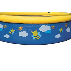 Petite piscine ronde - Piscine pour enfant - D 152 x H 38 cm - 477 L - Couleur aléatoire pas cher