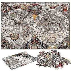 Acheter Universal Puzzle 1000 pièces Puzzle adulte enfant - carte du vieux monde puzzle puzzle 1000 DIY jouets