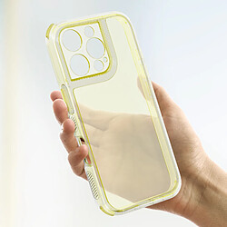 Avis Avizar Coque pour iPhone 16 Pro Max Coins Antichoc Bumper Jaune