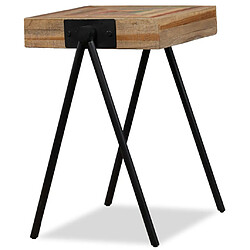 Avis Maison Chic Table d'appoint | Table Basse Teck massif de récupération -GKD72298