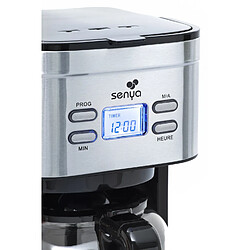 SENYA CAFETIERE PROGRAMMABLE ACIER INOXYDABLE FALIMY COFFEE GRANDE CAPACITE 15 TASSES pas cher