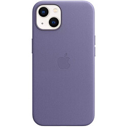 Apple Coque Leather MagSafe pour iPhone 13 - Wisteria