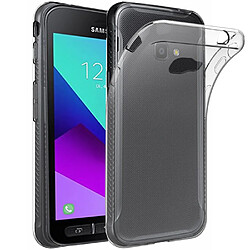 Xeptio Etui Transparent pour Samsung Galaxy Xcover 4 SM-G390F - Coque gel de Protection en TPU