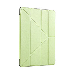 Wewoo Coque vert pour iPad Pro 10.5 pouces Silk Texture Horizontal déformation flip étui en cuir avec 4 pliage titulaire et sommeil / réveil