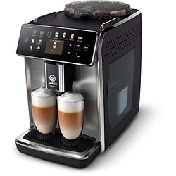 Philips GranAroma Machine Expresso 1.2L 1500W 230V Réutilisable Automatique 2 Tasses Céramique Acier Inoxydable Noir