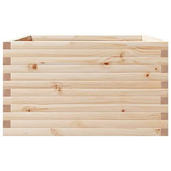 Acheter vidaXL Jardinière 80x80x46 cm bois de pin massif