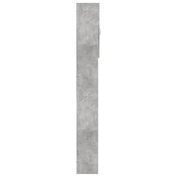 Acheter Maison Chic Meuble rangement de salle de bain | Meuble pour machine à laver | Armoire murale de bain Gris béton 64x25,5x190 cm -GKD65505