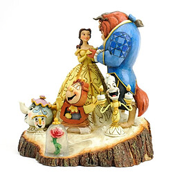 Disney Figurine La Belle et La Bête Wood - Tale as Old as Time pas cher