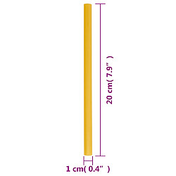 vidaXL Bâtonnets de colle 12 pcs pour pistolet d'élimination bosses pas cher