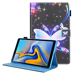 Etui en PU + TPU avec support et porte-carte grand papillon pour votre Samsung Galaxy Tab A8 10.5 2021 SM-X200/X205