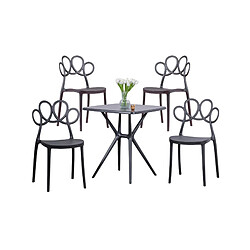 Nest Dream Pack 4 chaises et table design pour le jardin - Dream