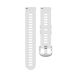 Avizar Bracelet pour Samsung Galaxy Watch Active 2 40mm Silicone Texturé Blanc