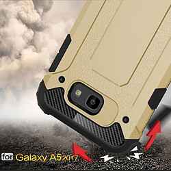 Acheter Wewoo Coque renforcée or pour Samsung Galaxy A5 2017 / A520 Armure Tough TPU + PC Combinaison