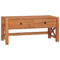 Maison Chic Meuble TV scandinave - Banc TV pour salon 100x40x45 cm Bois de teck -MN26912