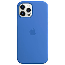 Avis Apple Coque en silicone avec MagSafe pour iPhone 12 Pro Max Bleu Capri