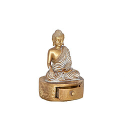 Figurine Décorative Romimex Doré Buda 11 x 16 x 11 cm