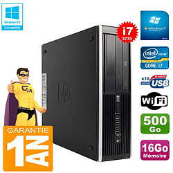 PC HP Compaq Pro 6300 SFF I7-3770 RAM 16Go Disque 500Go Graveur DVD Wifi W7 - Occasion