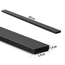 Hama Magnetischer Kabelkanal 90cm, zum Anbringen an die Wand, schwarz pas cher