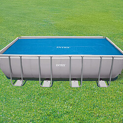 Bâche à bulles 5.38 x 2.53 m pour piscine intex tubulaire 5.49 x 2.74 m 