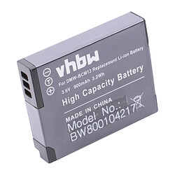 vhbw Batterie Li-Ion 900mAh (3.6V) pour caméra compatible avec Panasonic Lumix DMC-TZ58, DMC-TZ71 remplace DMW-BCM13, DMW-BCM13E, DMW-BCM13PP.