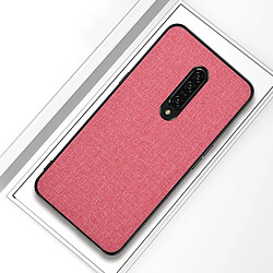 Wewoo Coque Souple Housse de protection en tissu antichoc PC + TPU pour OnePlus 7 rose