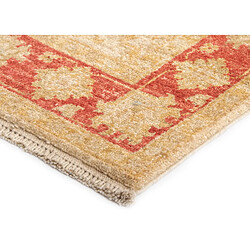 Avis Vidal Tapis de couloir en laine 393x76 beige Kaizar