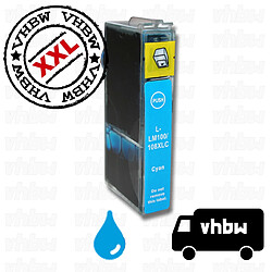 Vhbw Cartouche d'encre cyan 12,5ml, remplace LEXMARK 100 / 100XL / 100XLA / 100 XL / 100 XLA / 14N1069E