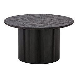 EPIKASA Table Basse Boavista, Marron Foncé, MDF, 80x80x45 cm