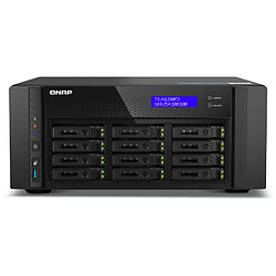 Qnap TS-h1290FX-7302P-128G NAS all-flash 12 baies - AMD EPYC - RAM 128 Go - Connectivité 25GbE/10GbE