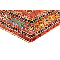 Avis Vidal Tapis de laine 165x107 rouge Kashkuli