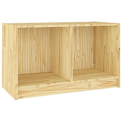 Maison Chic Meuble TV scandinave - Banc TV pour salon 70x33x42 cm bois de pin massif -MN55748