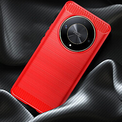 Avis Avizar Coque pour Honor Magic 6 Lite 5G Flexible Effet Carbone Rouge