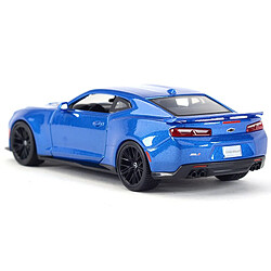 Avis Universal 2017 1: 24 2017 Chevrolet Camaro ZL1 Coupe statique coulée sous pression peut collecter des modèles de jouets de voiture.(Bleu)