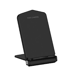 Wewoo Chargeur sans fil noir pour iPhone, Galaxy, Huawei, Xiaomi, LG, HTC et autres téléphones intelligents QI Standard Q200 10W ABS + PC rapide chargement sans Pad,