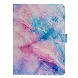 Wewoo Housse Coque Pour Tablet PC universel de 10 pouces Coloré Dessin Motif Horizontal Flip en cuir PU avec titulaire et fentes cartes Rose Bleu Marbre