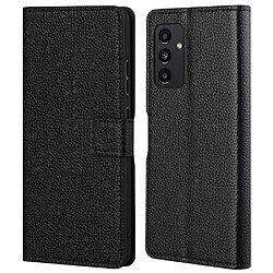 Etui en PU texture litchi noir pour Samsung Galaxy A13 4G