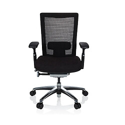 Chaise de bureau NOVA PRO ALU tissu noir hjh OFFICE