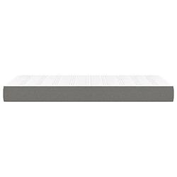 Avis Maison Chic Matelas de lit à ressorts ensachés, Matelas doux Gris foncé 100x200x20 cm -GKD88123