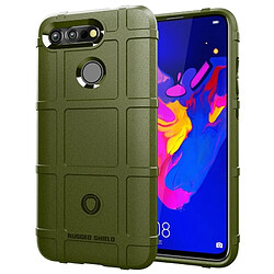 Wewoo Coque Housse TPU antichoc à couverture complète pour HuHonor View 20 (vert armée)